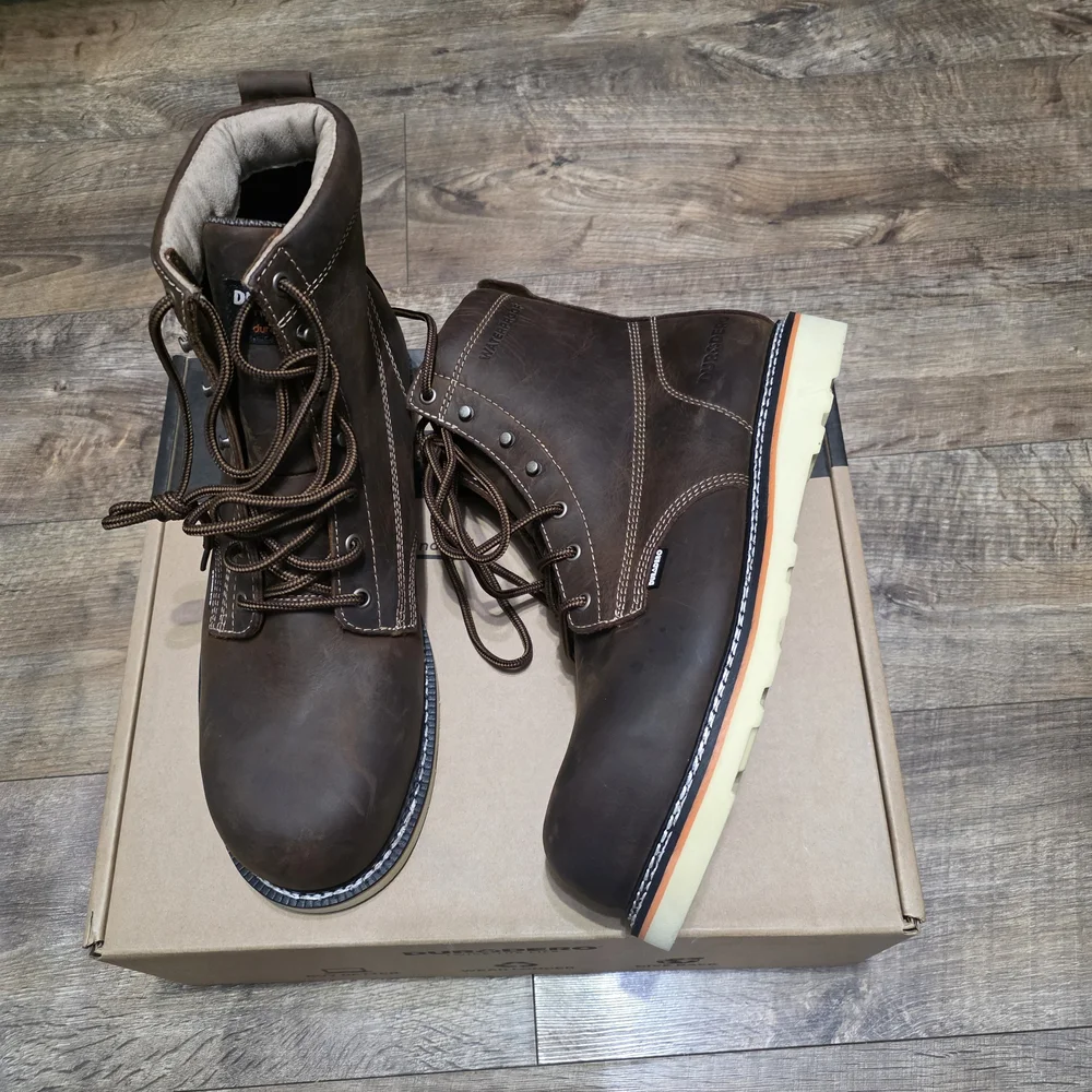 Durodero Steeltoe  Leather Boots Men Size 12